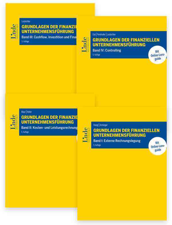 Grundlagen der finanziellen Unternehmensführung, Band I-IV main product photo