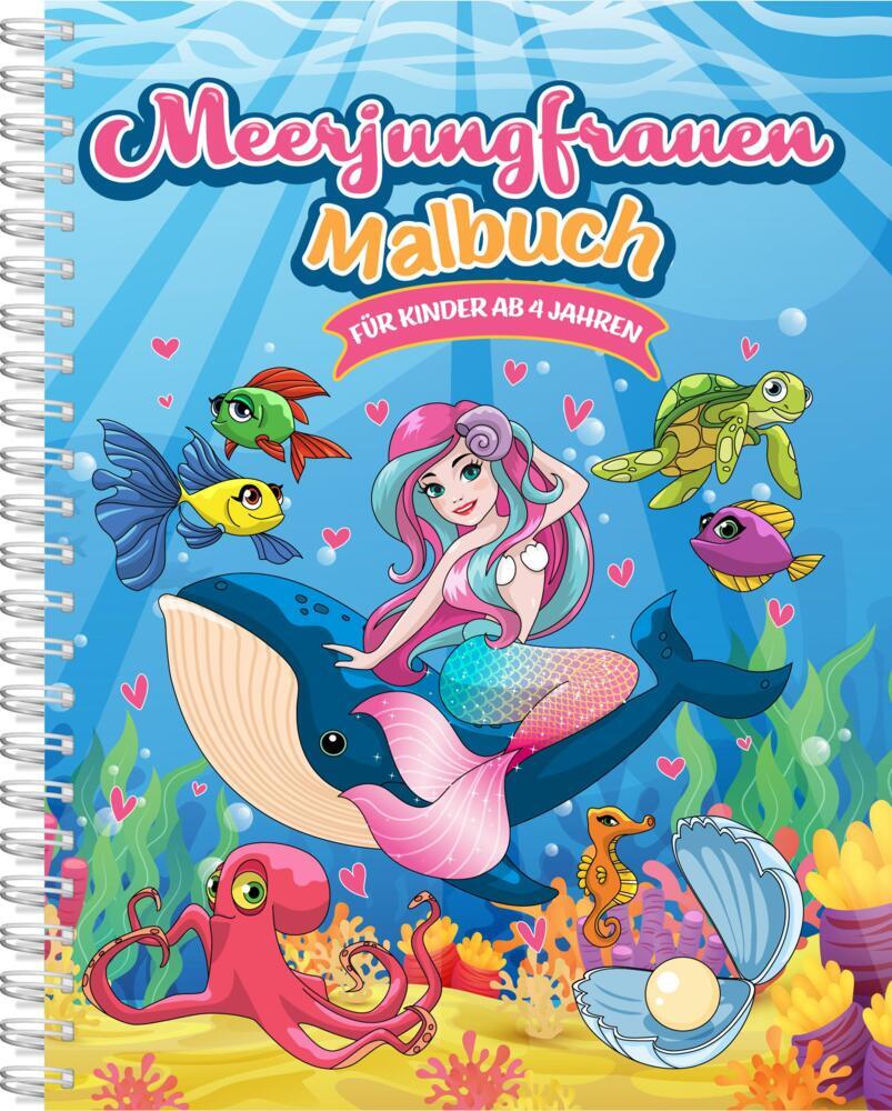 Meerjungfrauen-Malbuch für Kinder ab 4 Jahren main product photo