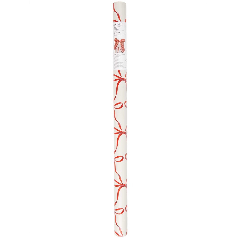 Geschenkpapier Schleifen, Classic Rot, FSC MIX main product photo