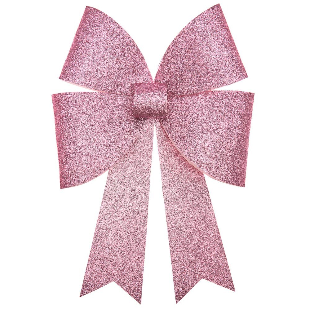 Bastelset XL-Schleife, Glitter, Rosa, FSC MIX, 200 g/m² main product photo