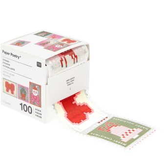 Sticker Weihnachtspost, FSC MIX, 100 Stück