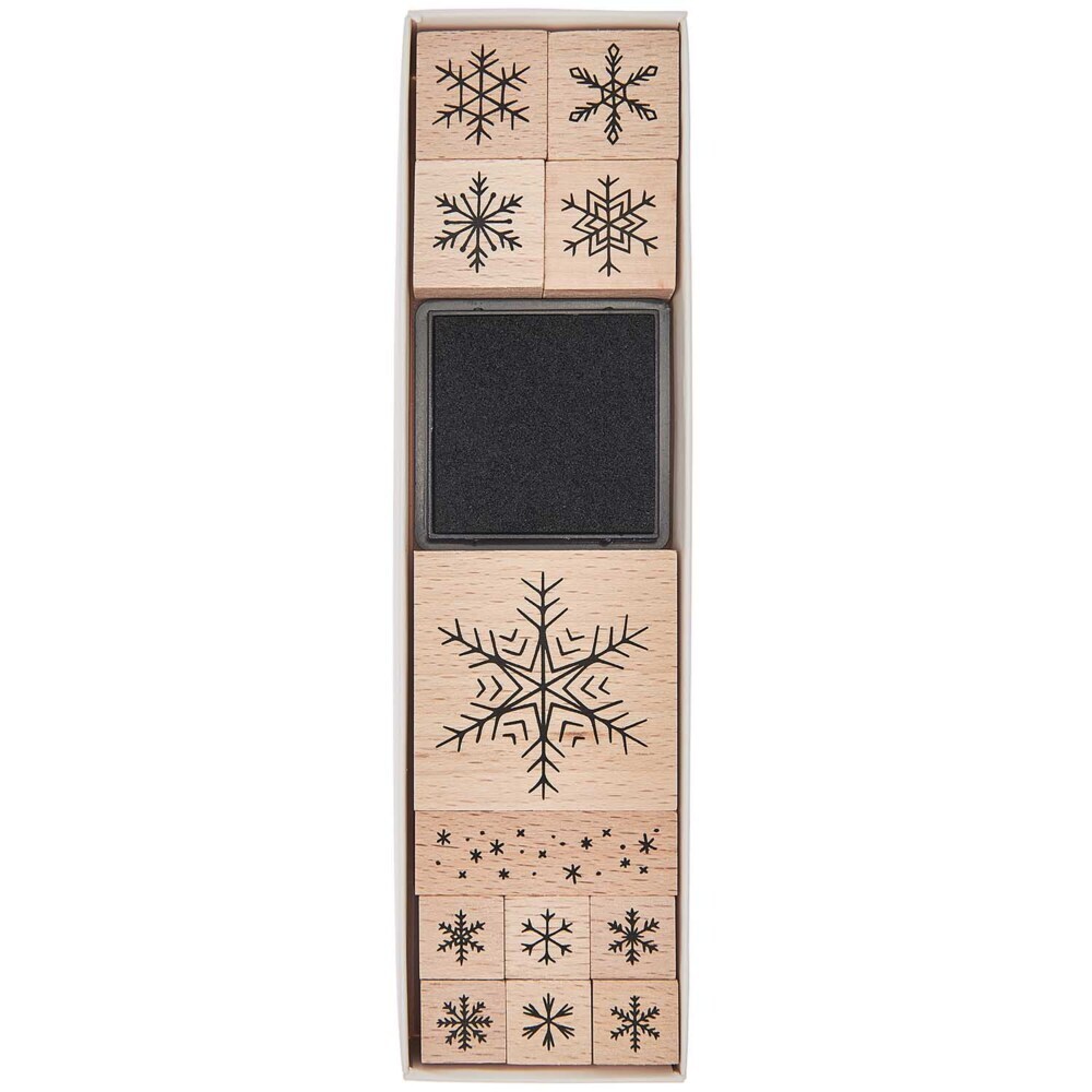 Stempelset Schneeflocken, FSC 100% main product photo