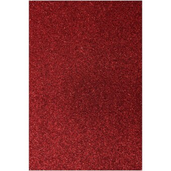 Glitterkarton Rot 50 x 70 cm, FSC MIX