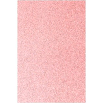 Glitterkarton Neon Peach 50 x 70 cm, FSC MIX