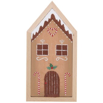 Stickpackung vorgezeichnet, Lebkuchenhaus, klein