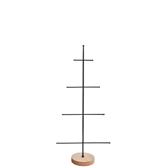 Tannenbaum Metall/Holz 59,5 x 12 x 28 cm