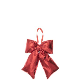 Weihnachtsschleife zum Hängen, rot, 24 x 19 x 5 cm