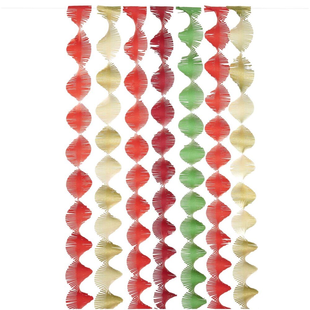 Krepp Girlanden, Weihnachtsmix, FSC MIX main product photo