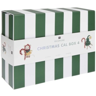 Ricorumi Christmas CAL Kit IV - Candy Canes, 29 x Ricorumi, 3 x Twinkly Twinkly, 2 x Lamé, 1 x Spray