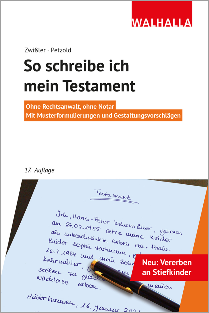 So schreibe ich mein Testament main product photo