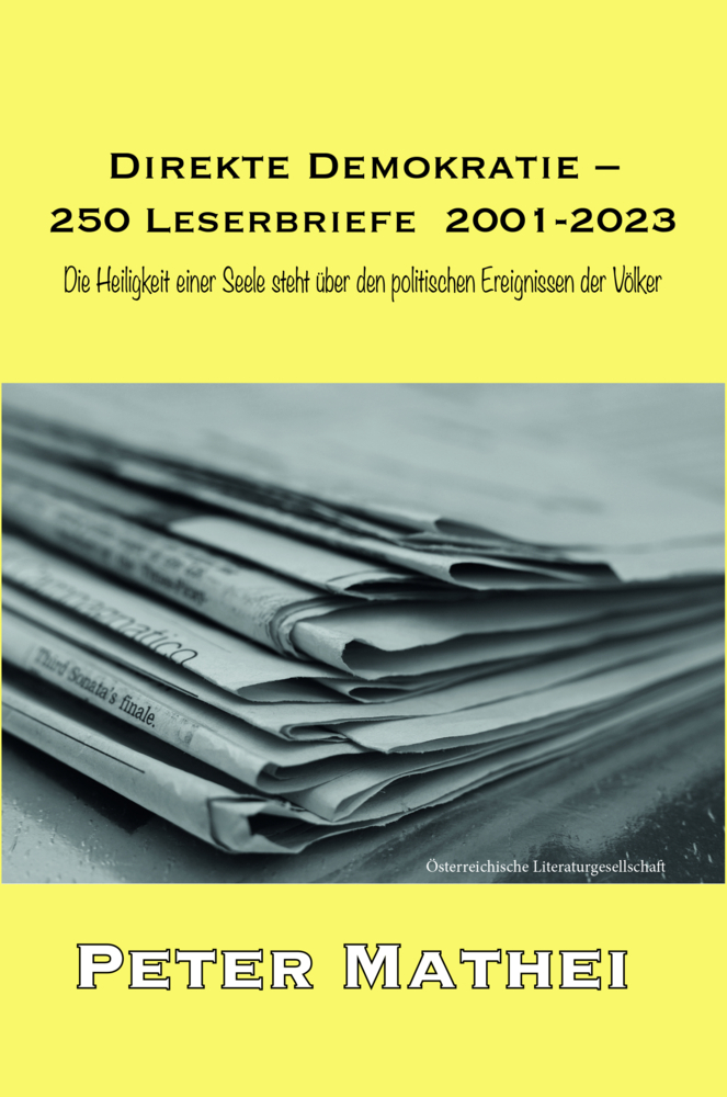 Direkte Demokratie - 250 Leserbriefe 2001-2023 main product photo