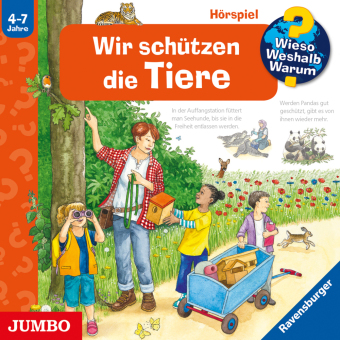 Wieso? Weshalb? Warum?: Wir schützen die Tiere, 1 Audio-CD