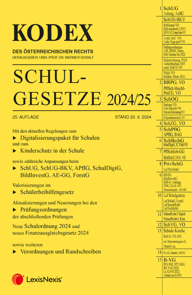 KODEX Schulgesetze 2024/25 main product photo
