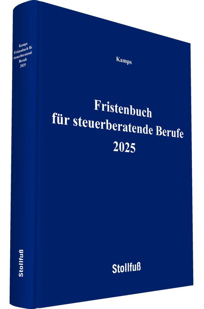 Fristenbuch für steuerberatende Berufe 2025 main product photo