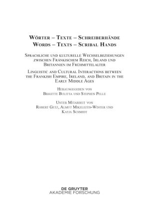 Wörter - Texte - Schreiberhände / Words - Texts - Scribal Hands