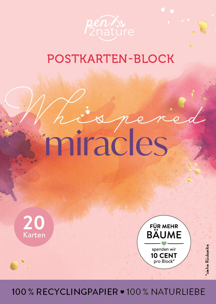Postkartenblock Whispered Miracles main product photo