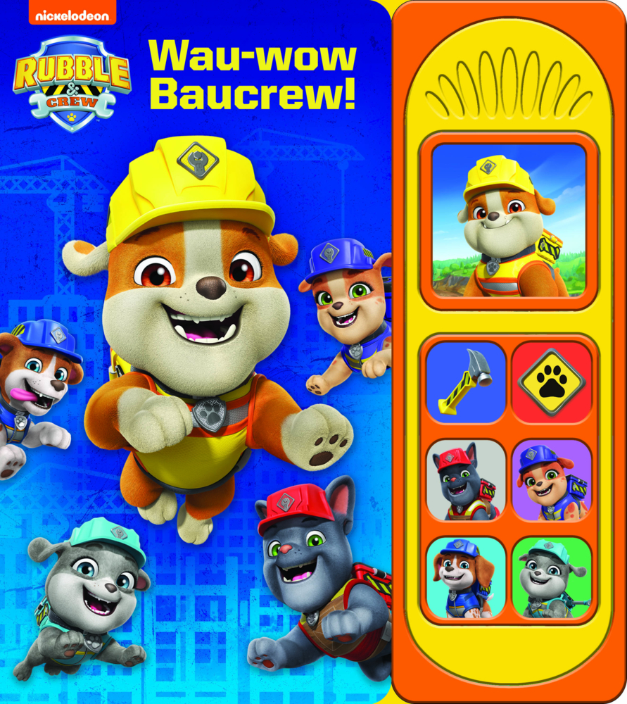 PAW Patrol, Rubble & Crew - Wau-wow Baucrew! - Soundbuch - Pappbilderbuch mit 7 Geräuschen main product photo