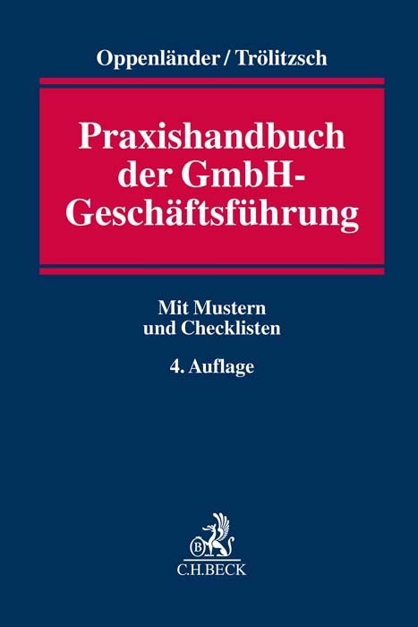 Praxishandbuch der GmbH-Geschäftsführung main product photo