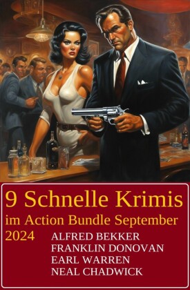 9 Schnelle Krimis im Action Bundle September 2024