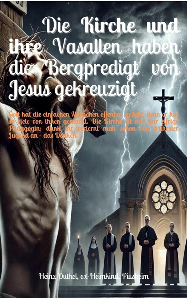 Die Kirche und ihre Vasallen haben die Bergpredigt von Jesus gekreuzigt main product photo