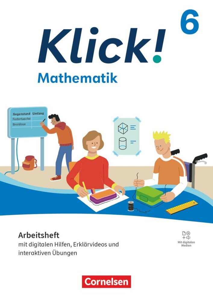 Klick! - Fächerübergreifendes Lehrwerk für Lernende mit Förderbedarf - Mathematik - Ausgabe ab 2024 - 6. Schuljahr main product photo