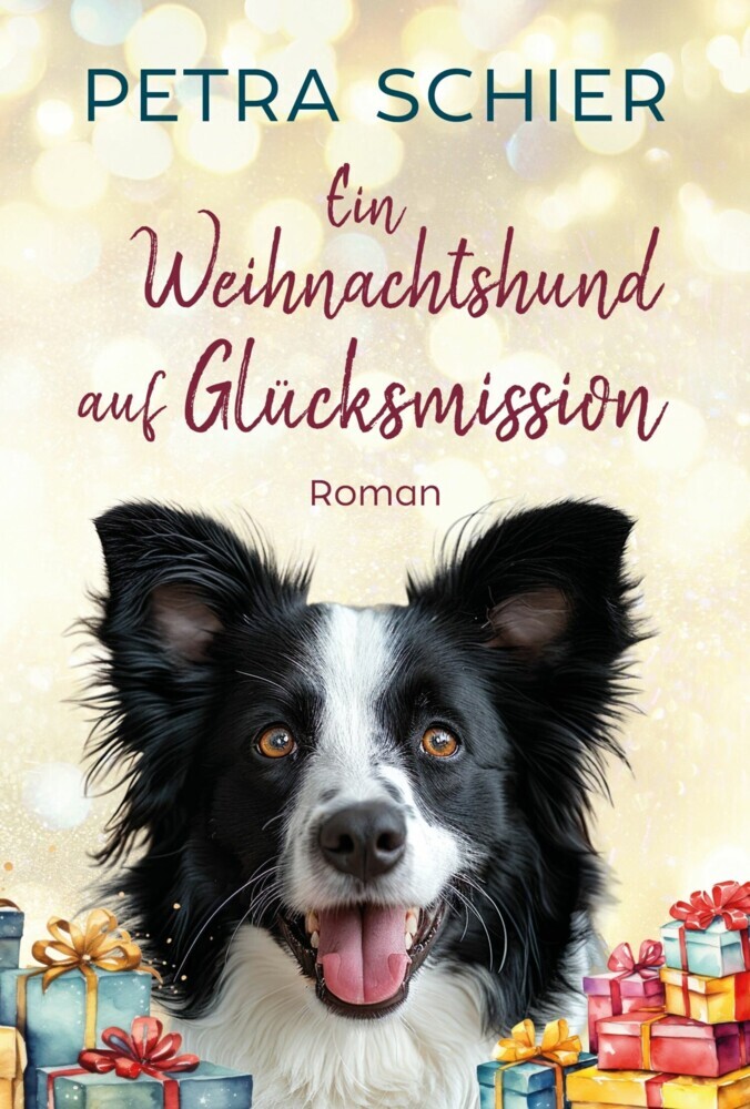 Ein Weihnachtshund auf Glücksmission main product photo