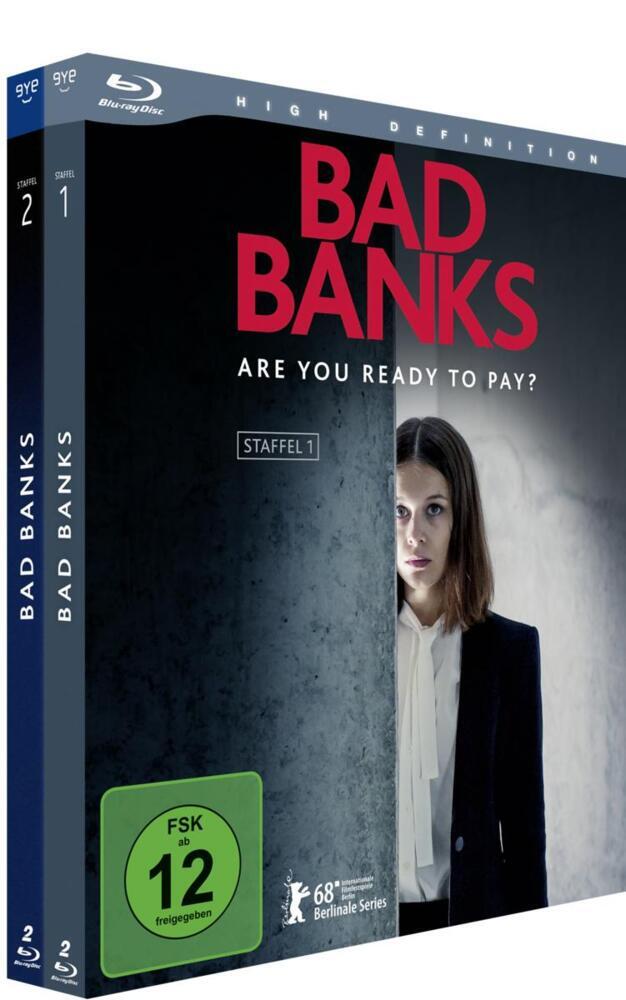 Bad Banks - Gesamtausgabe (NEU). Staffel.1+2, 4 Blu-ray main product photo