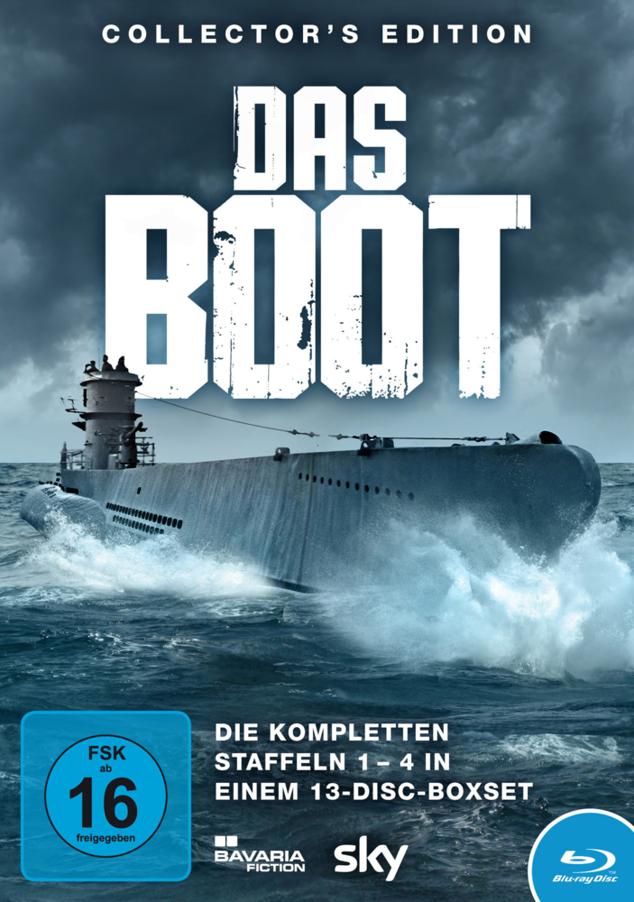 Das Boot - Collector's Edition. Staffeln.1-4, 13 Blu-ray (Limited Edition) main product photo