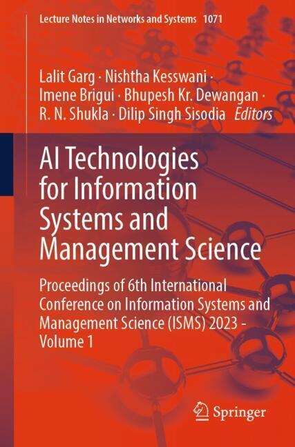 AI Technologies for Information Systems and Management Science main product photo