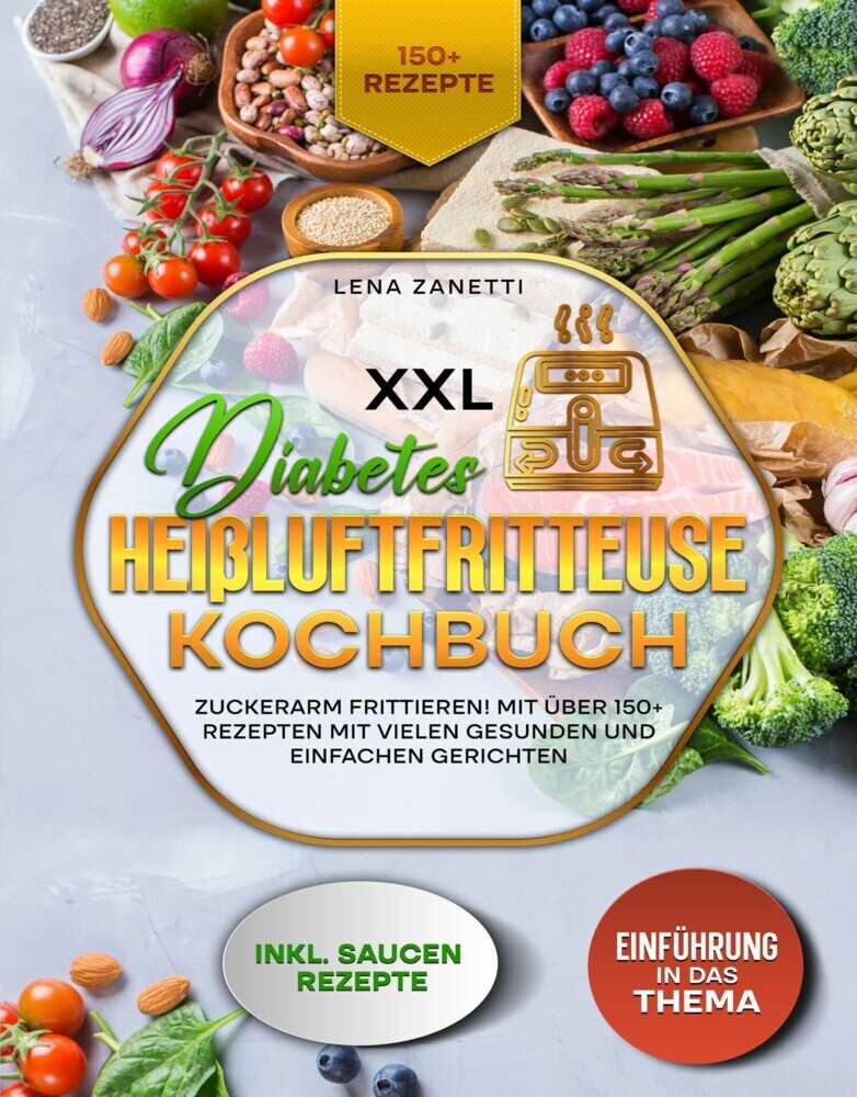 XXL Diabetes Heißluftfritteuse Kochbuch main product photo