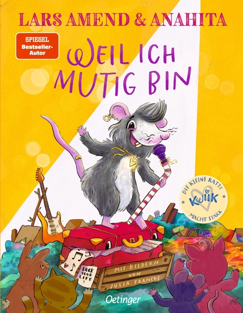 Die kleine Ratte Kwiik macht stark. Weil ich mutig bin main product photo