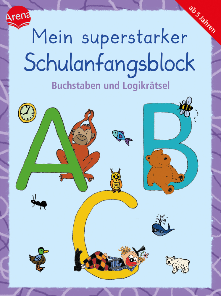 Mein superstarker Schulanfangsblock. Buchstaben und Logikrätsel main product photo