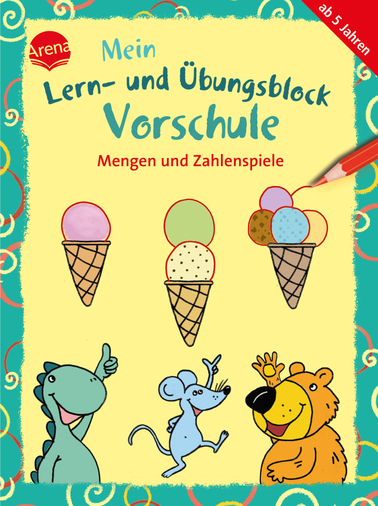 Mein Lern- und Übungsblock Vorschule. Mengen und Zahlenspiele main product photo