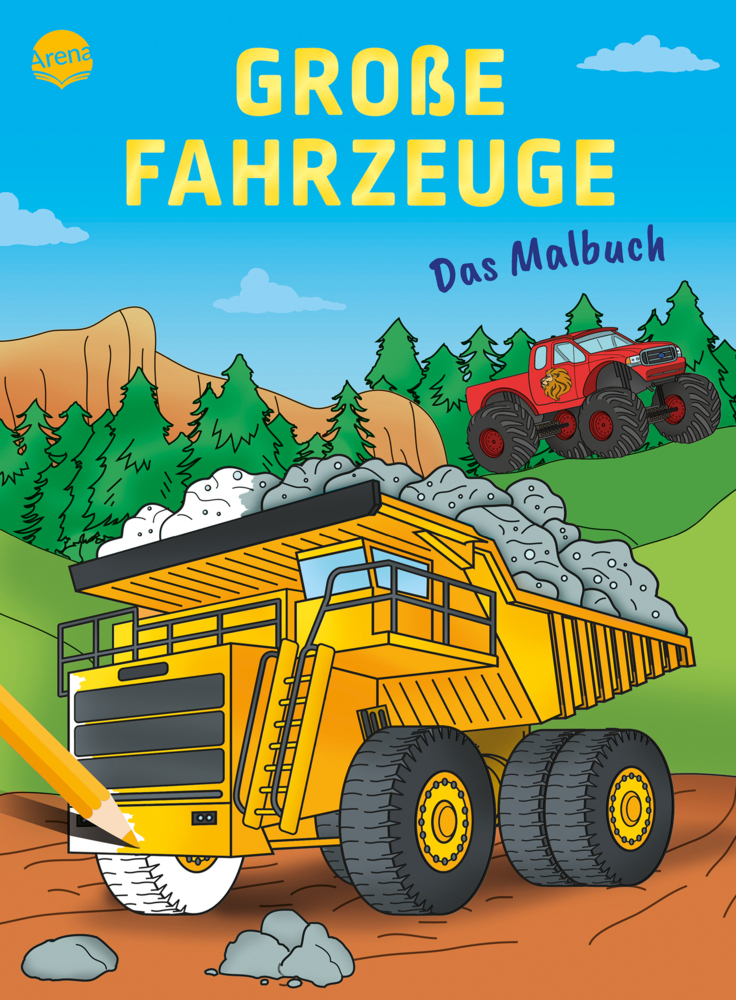 Das Malbuch. Große Fahrzeuge main product photo
