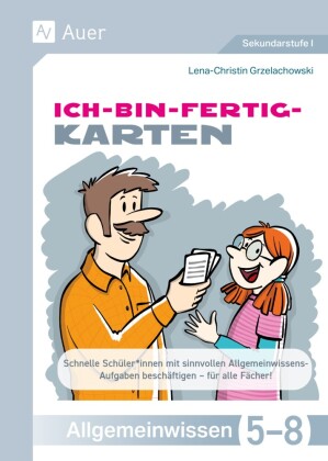 Ich-bin-fertig-Karten Allgemeinwissen Klassen 5-8