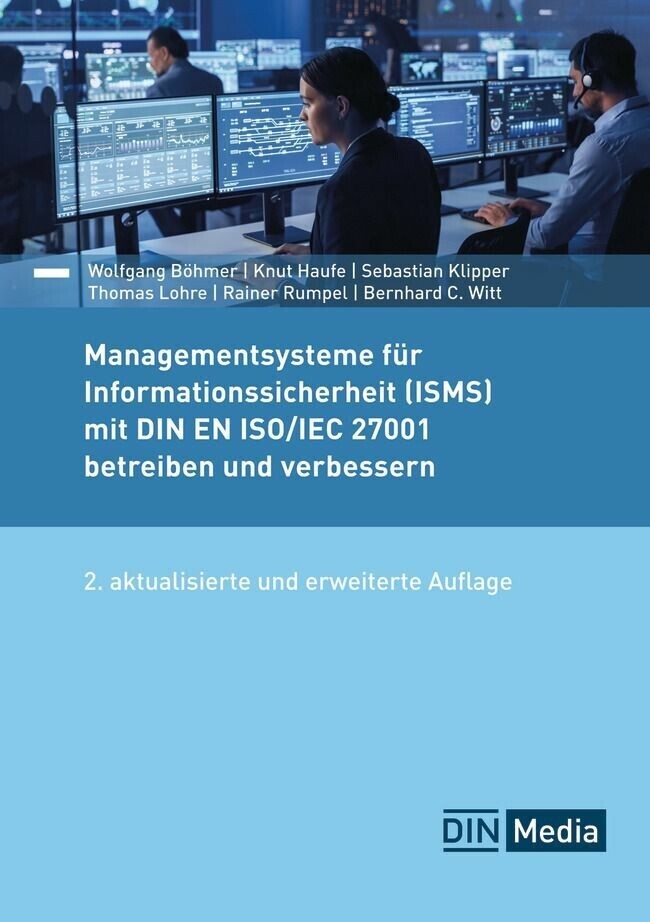 Managementsysteme für Informationssicherheit (ISMS) mit DIN EN ISO/IEC 27001 betreiben und verbessern main product photo