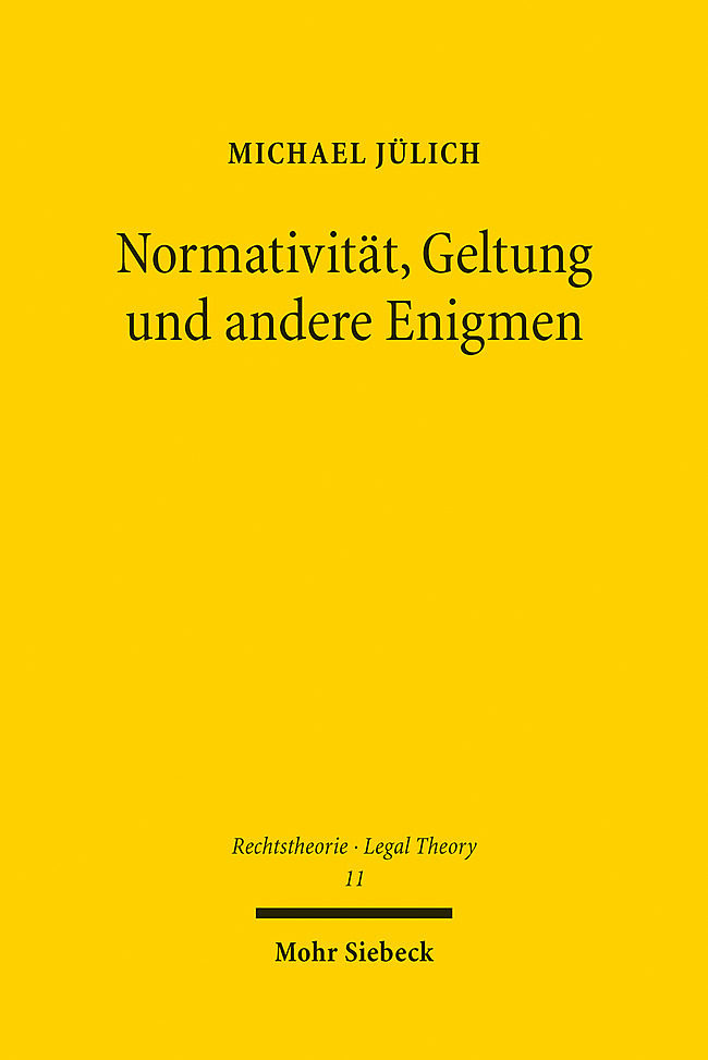 Normativität, Geltung und andere Enigmen main product photo
