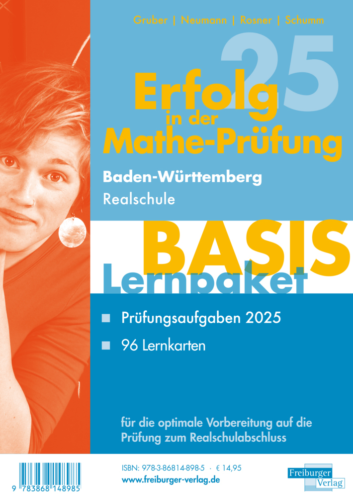 Lernpaket Basis Realschulabschluss 2025 Baden-Württemberg, 2 Teile main product photo