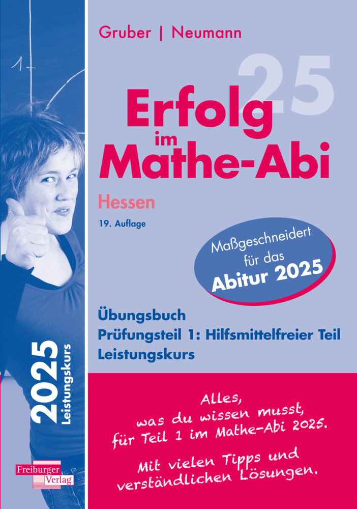 Erfolg im Mathe-Abi 2025 Hessen Leistungskurs Prüfungsteil 1: Hilfsmittelfreier Teil main product photo