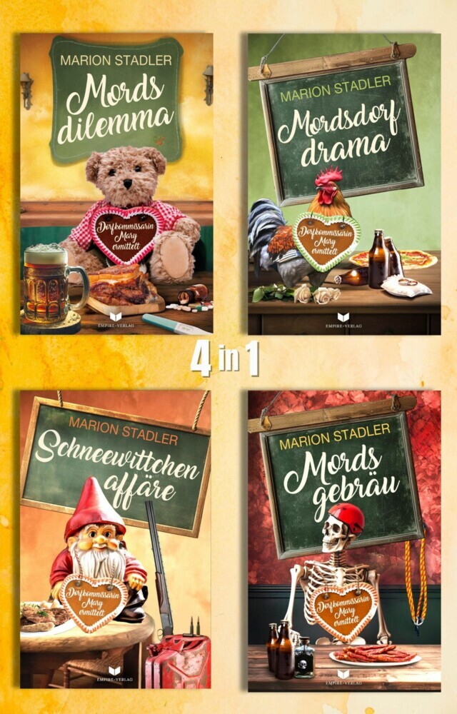 Dorfkommissarin-Mary-Krimi-Sammelband: Mordsdilemma, Mordsdorfdrama, Schneewittchenaffäre, Mordsgebräu main product photo