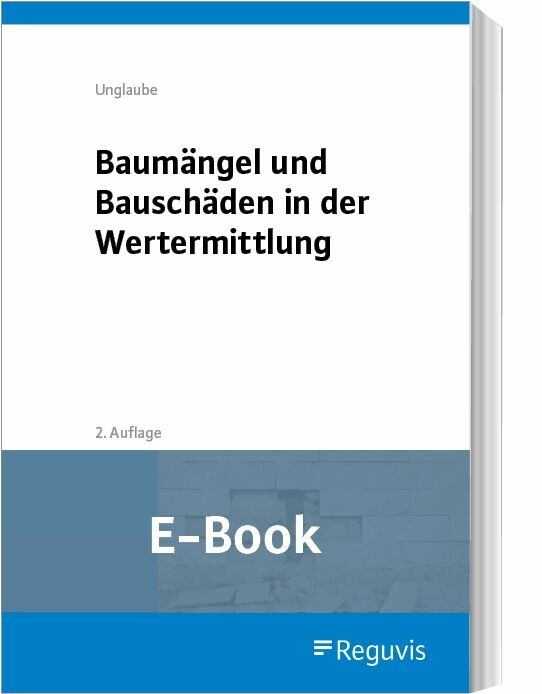 Baumängel und Bauschäden in der Wertermittlung (E-Book) main product photo