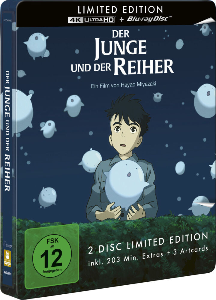 Der Junge und der Reiher, 1 4K UHD-Blu-ray + 1 Blu ray (Limited Steelbook) main product photo