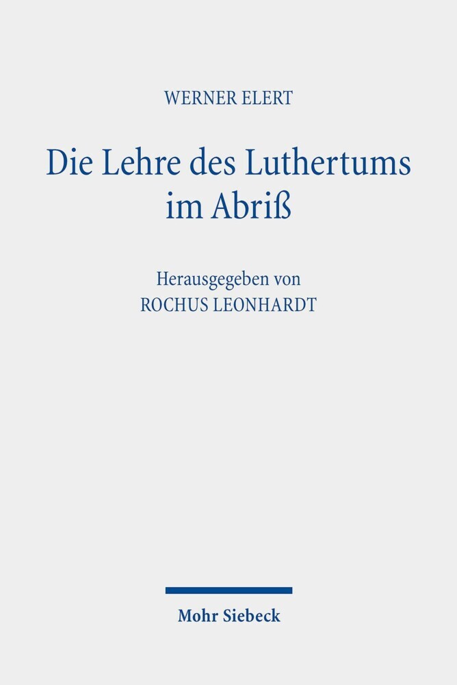 Die Lehre des Luthertums im Abriß main product photo