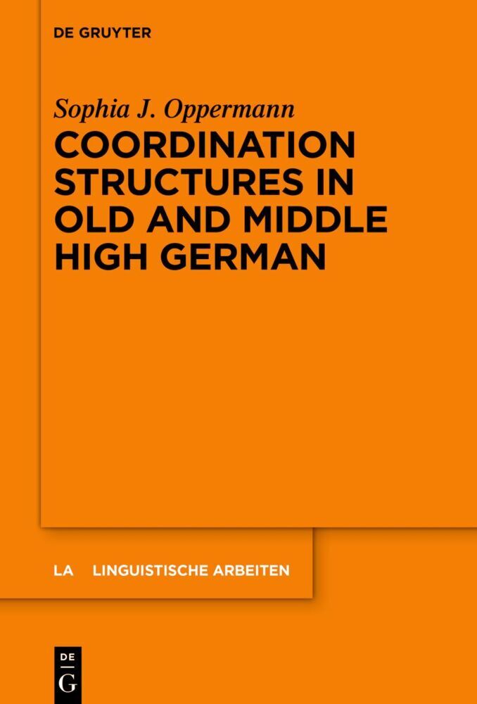 Coordination Structures in Old and Middle High German main product photo