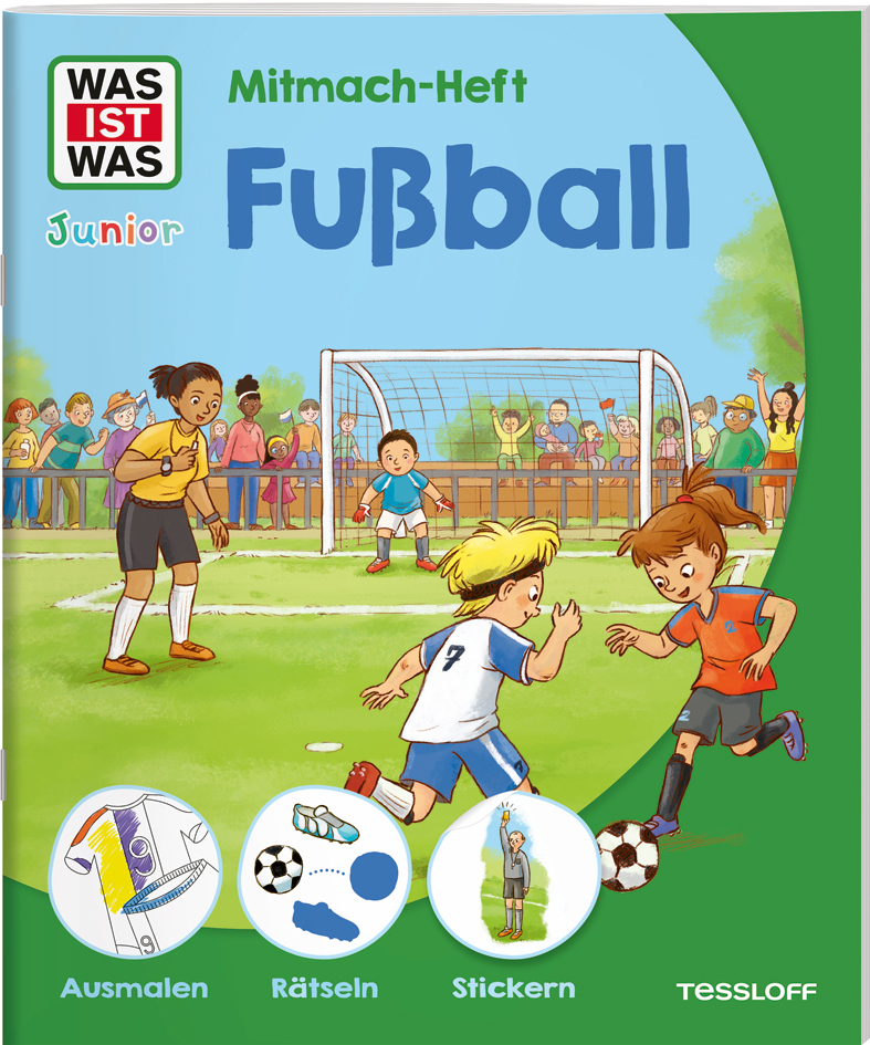 WAS IST WAS Junior Mitmach-Heft Fußball main product photo