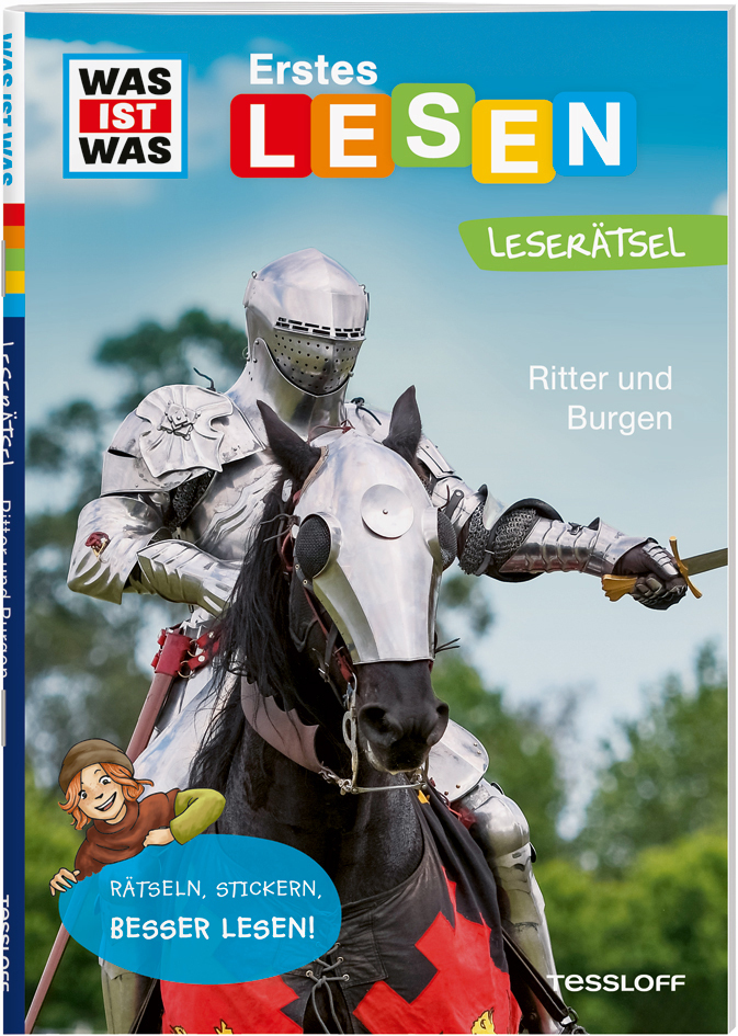 WAS IST WAS Erstes Lesen. Leserätsel Ritter und Burgen main product photo