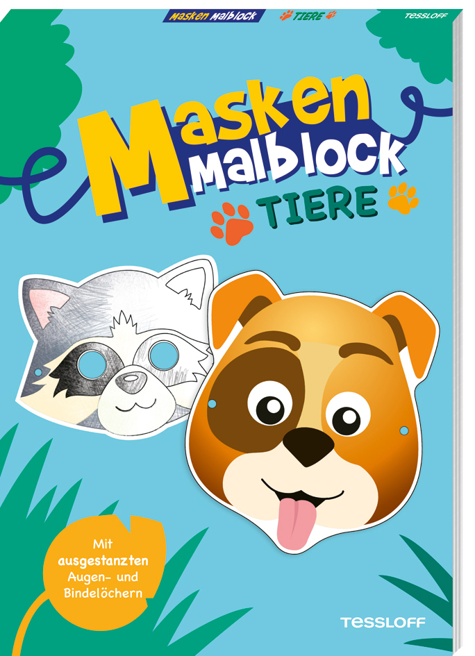 Masken-Malblock.Tiere main product photo