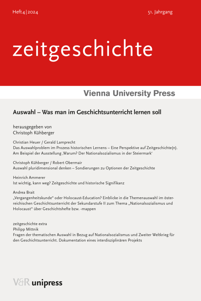 Auswahl - Was man im Geschichtsunterricht lernen soll main product photo