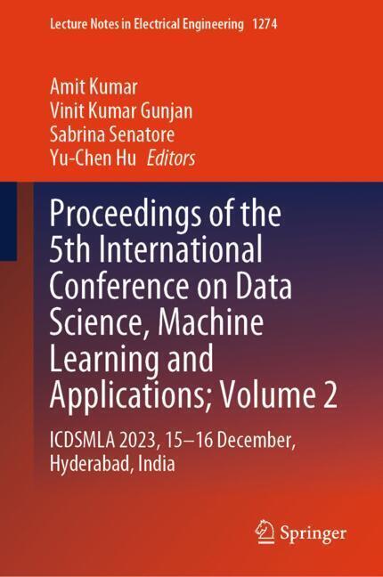 Proceedings of the 5th International Conference on Data Science, Machine Learning and Applications; Volume 2 main product photo