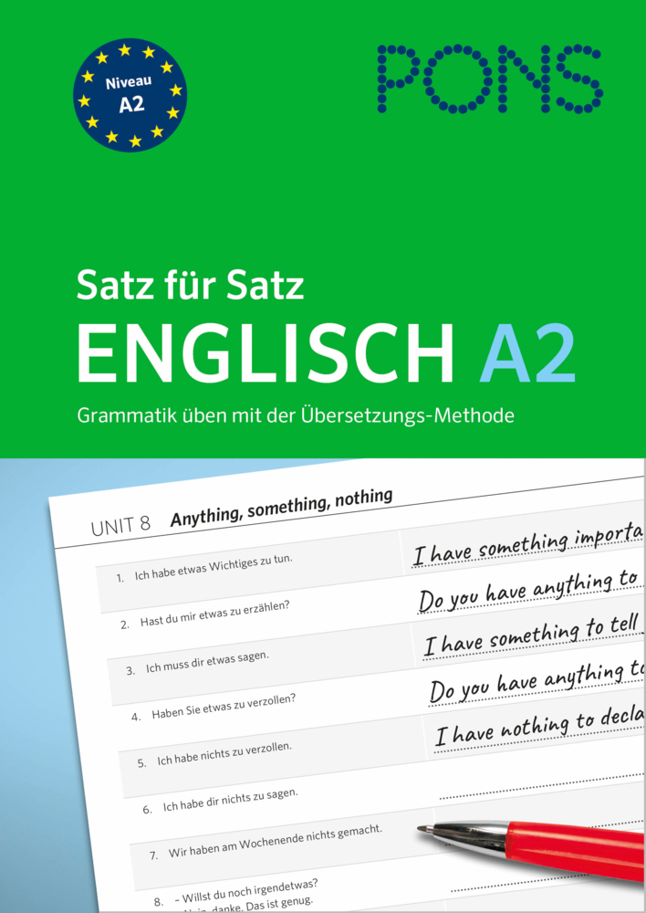 PONS Satz für Satz Englisch A2 main product photo